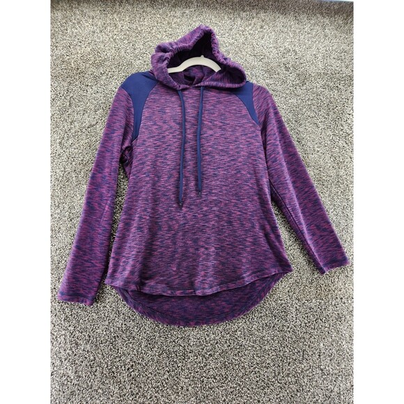 Danskin Now Small Purple Long Sleeve Hoodie 11.6711 - Picture 1 of 4